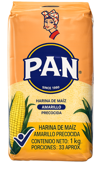 Harina P.A.N. de maíz precocida amarilla